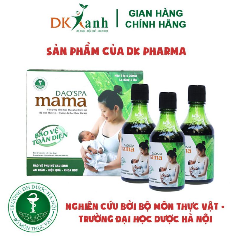 Bộ 3 chai Cao tắm, xông DAO' SPA MAMA, liệu pháp tắm thảo dược của người Dao đỏ chính hãng cho mẹ sau sinh an toàn_hiêụ