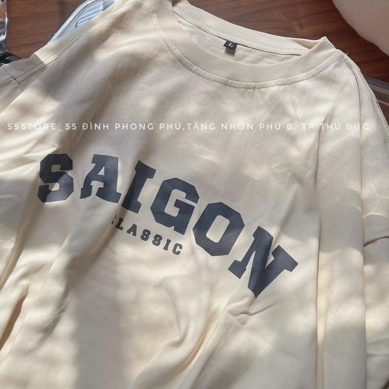 Áo phông SAIGON in lưng HT11