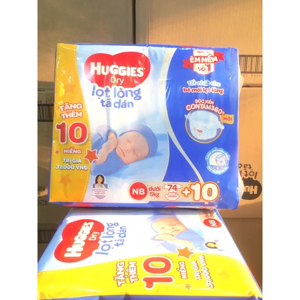 Bỉm Tã Dán Huggies Size S56,NB74