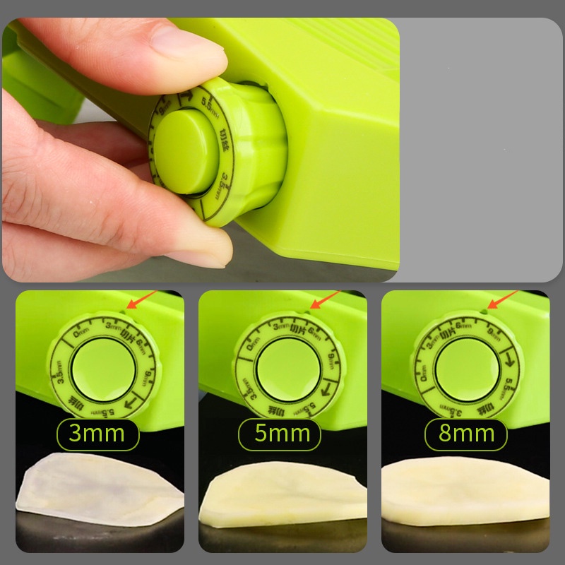 Bàn bào rau củ dụng cụ thái lát cam chanh thái sợi củ quả màu ngẫu nhiên, thái hành, tỏi, củ quả