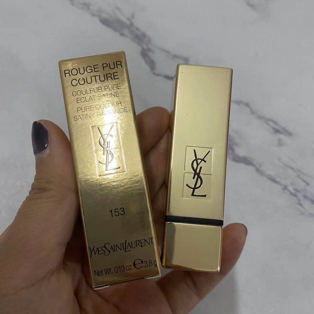 Thỏi son môi YSL hình vuông vỏ nhôm nhiều màu 154 156 1966 157