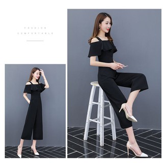 .JUPSUIT THỜI TRANG❣️FREESHIP❣️ JUMPSUIT LỬNG TRỄ VAI