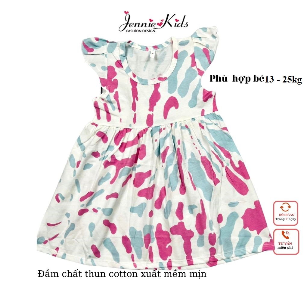 [Mã SKAMFSW175 giảm 10K đơn 50K] Đầm bé gái Fairy wing cotton nhiều mẫu siêu xinh J155