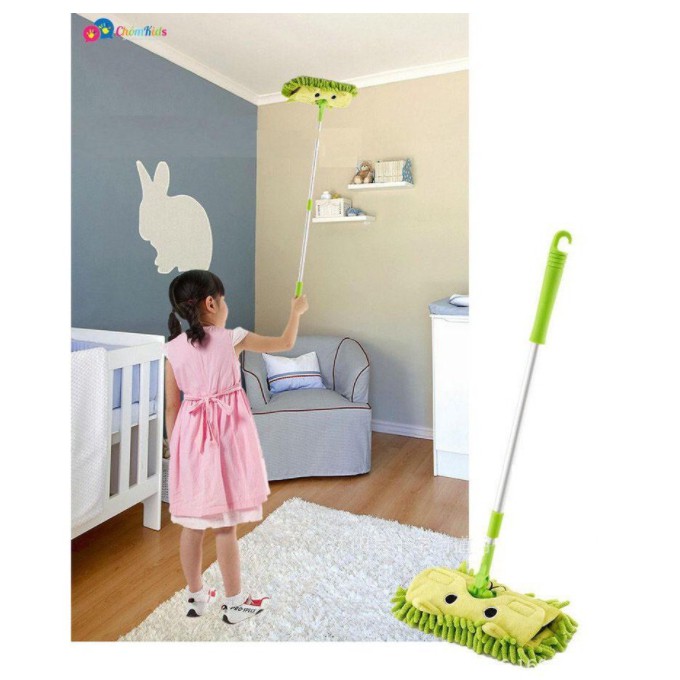 Bộ chổi, Quét Rác Và Cây Lau Mini Cho Bé Tập Làm Việc Nhà (COMBO 3 SẢN PHẨM)