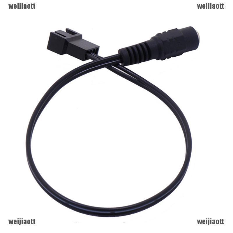 PHU KIEN Copper DC 5521 to 4Pin PWM Computer PC Router Fan Adapter Cable 12V