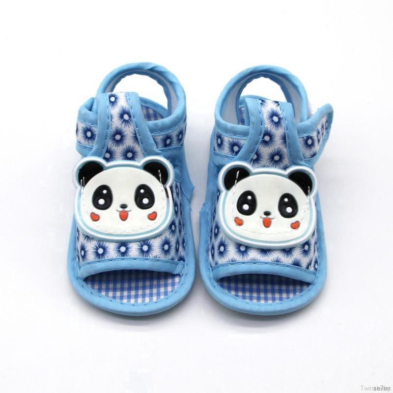 Giày sandal mềm thoáng khí hình gấu trúc đáng yêu cho bé