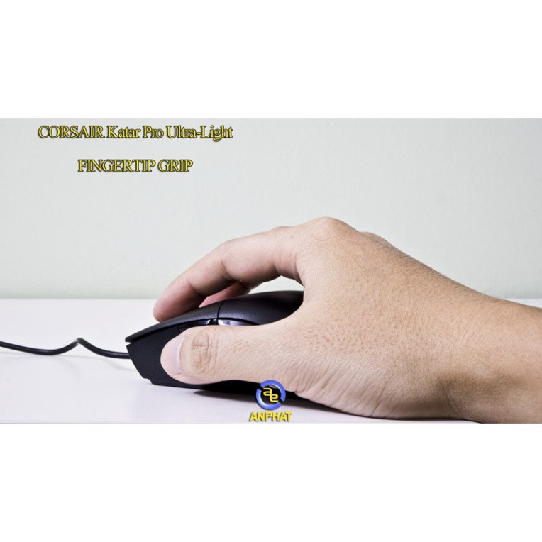 Chuột Gaming USB Corsair Katar Pro Ultra Light (nhẹ 69g, cảm biến cao cấp 12.400dpi, 6 nút với phần mềm tùy chỉnh)