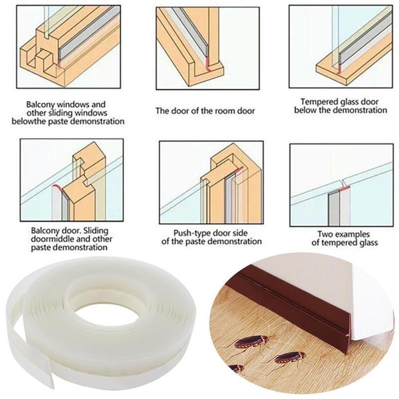 Dải niêm phong dưới cửa bằng silicone W9N0