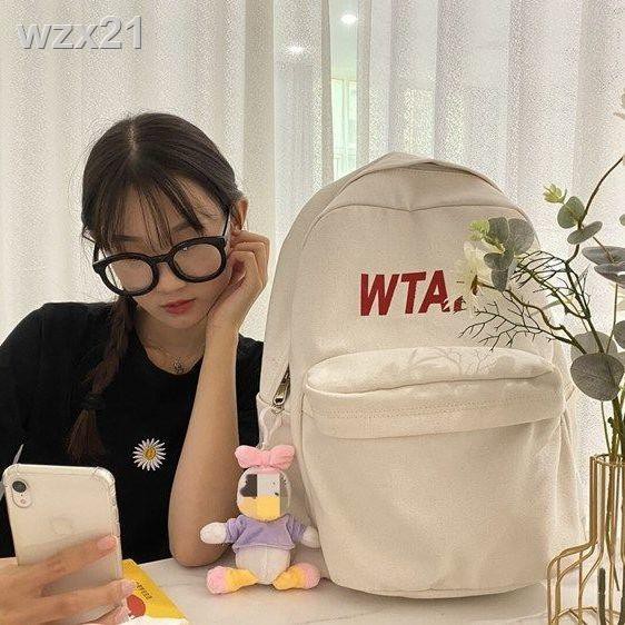 minibag  cặp học sinh phiên bản Hàn Quốc của trường trung Harajuku ulzzang nữ ba lô đơn giản và đa năng vải in triều