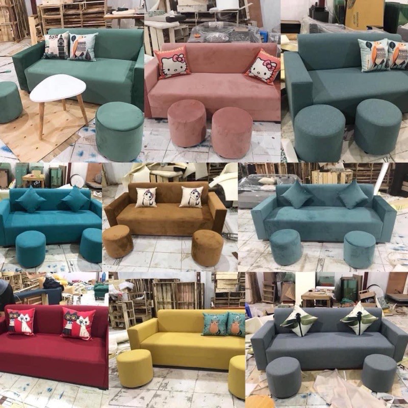 SOFA GIÁ RẺ BỘ 5 MÓN PHÒNG KHÁCH QUÁN CAFE