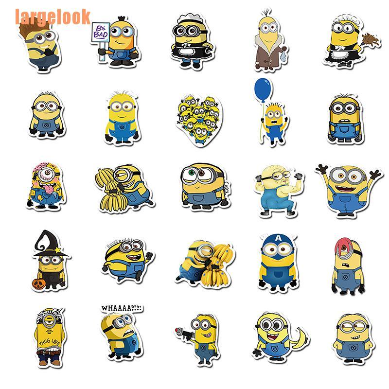 Bộ 50 Tượng minions Ngộ Nghĩnh Trang Trí Điện Thoại