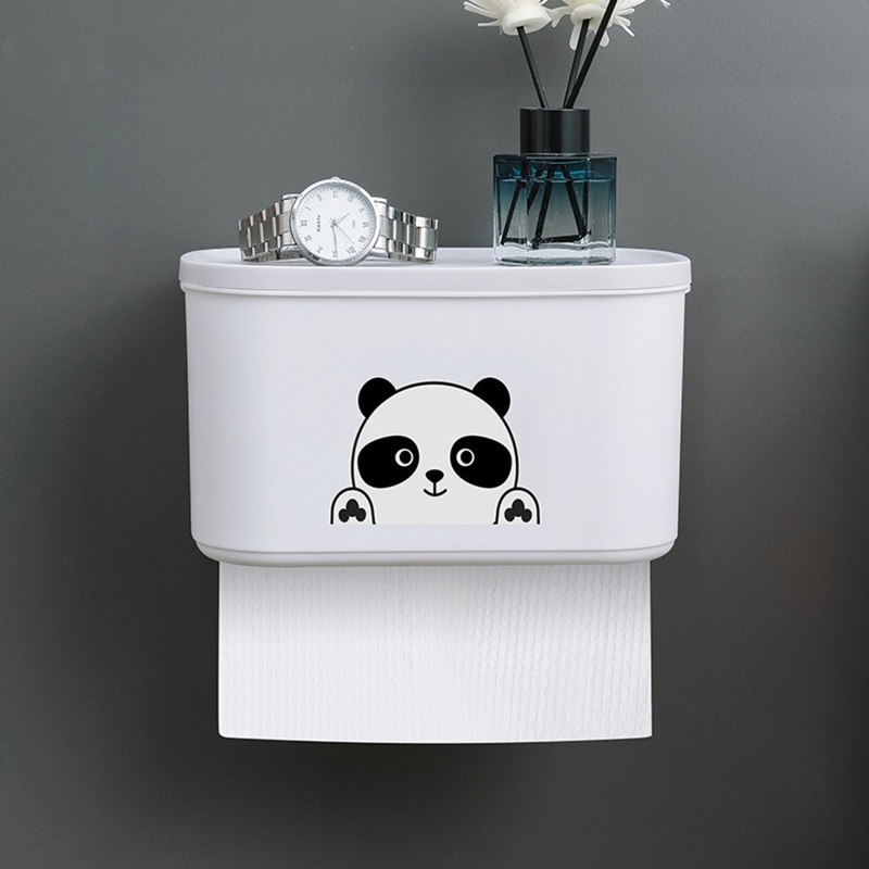 QQ Hộp Đựng Khăn Giấy Cuộn Chống Thấm Nước Tiện Dụng Cho Gia Đình