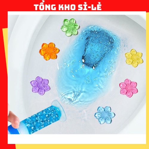 Gel Làm Sạch Khử Mùi Cho Bồn Cầu Nhà Vệ Sinh Dạng Thạch Hình Hông Hoa Với Mùi Thơm Ngát 88281 TỔNG KHO SỈ