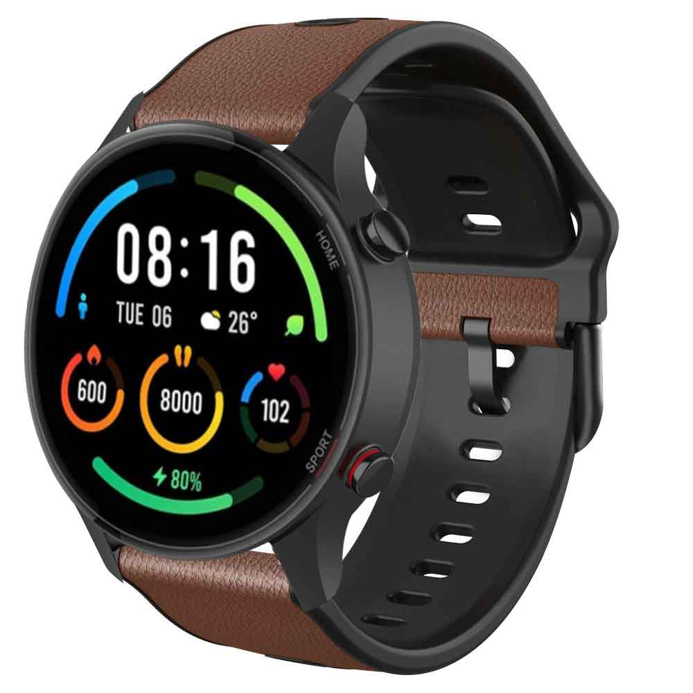 Dây Đeo Da 22mm Cho Đồng Hồ Thông Minh Xiaomi MI Watch S1 Active