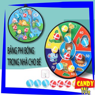 Siêu hot đồ chơi bảng phi tiêu bóng dính treo tường, an toàn cho trẻ em + - ảnh sản phẩm 1