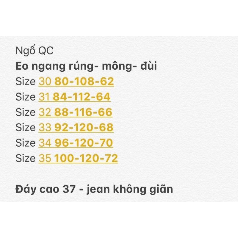 Bigsize 26-35 quần ngố jean rách đùi