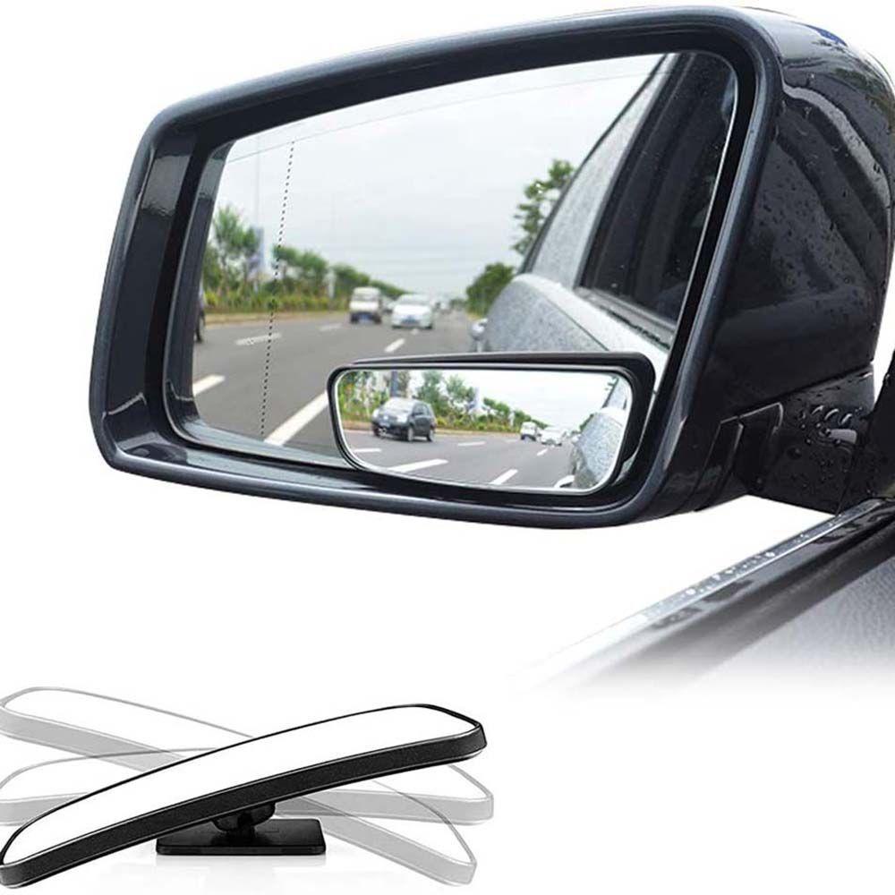 Set 2 gương loại bỏ điểm mù MMULCK gắn gương chiếu hậu xe hơi góc rộng xoay 360 độ điều chỉnh được đa năng