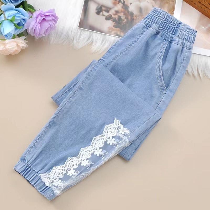 Quần Dài Denim Tencel Siêu Mỏng Chống Nắng Thoáng Khí Phong Cách Mới