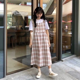 Váy yếm caro