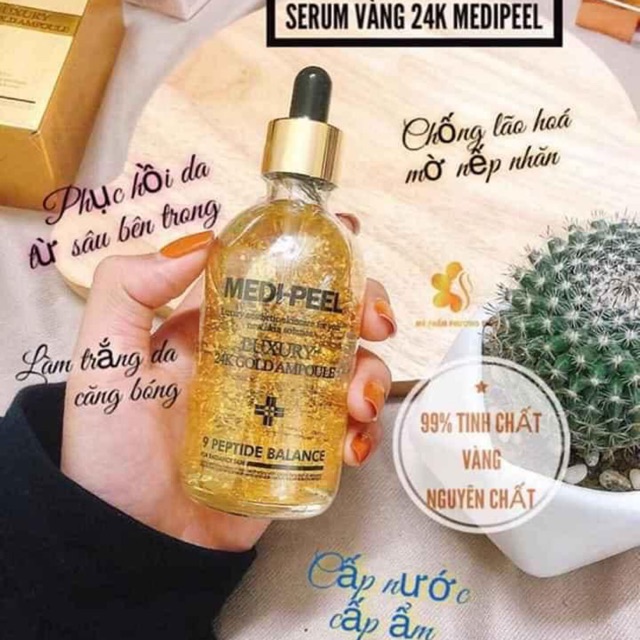 Serum vàng 24k Gold MEDIPEEL làm trắng da chống lão hóa tái tạo và săn chắc da Hàn Quốc 100ml