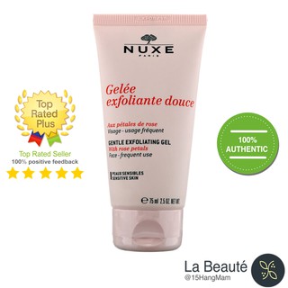 Nuxe gentle exfoliating gel - gel tẩy tế bào chết 75ml
