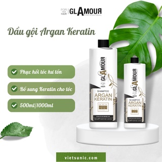 Glamour Professional - Dầu gội tinh chất Argan Keratin 500/1000ml