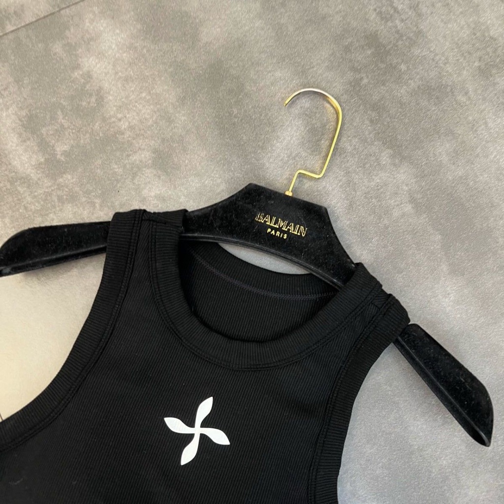 Bán Chạy!Áo Hai Dây Cổ Tròn Không Tay Có Đệm Ngực 22 Tuổi Phong Cách Âu Mỹ Quyến Rũ Cho Nữ