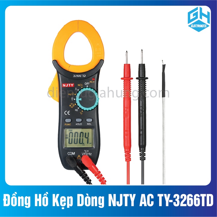 Kìm kẹp NJTY 3266TD hay Đồng Hồ Kẹp Dòng NJTY AC TY-3266TD