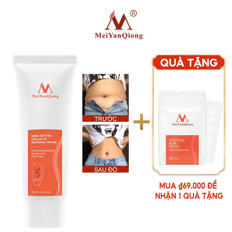 Kem Massage MeiYanQiong 40g Giảm Cân Thúc Đẩy Đốt Cháy Mỡ 40g