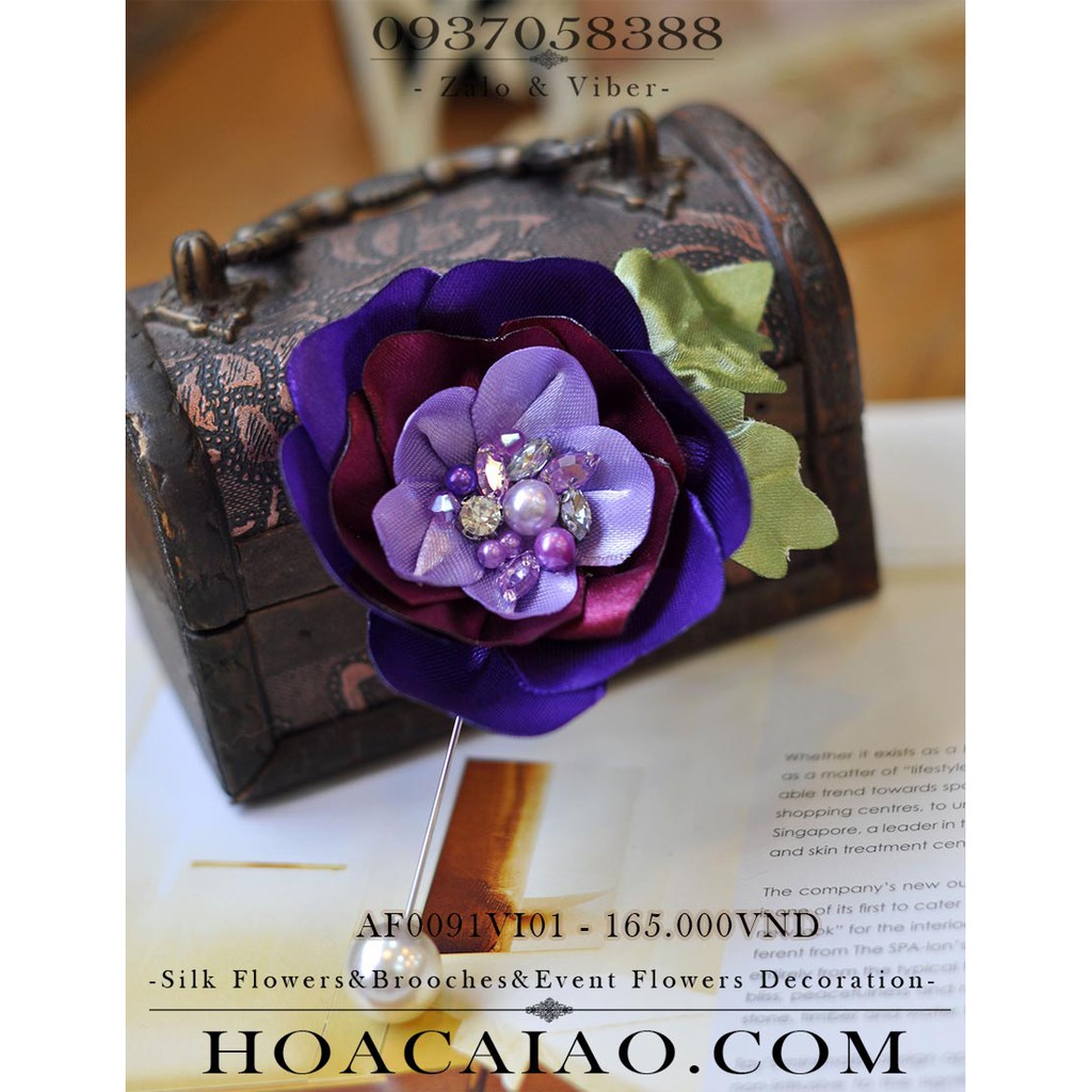 Hoa cài áo AF0091VI01