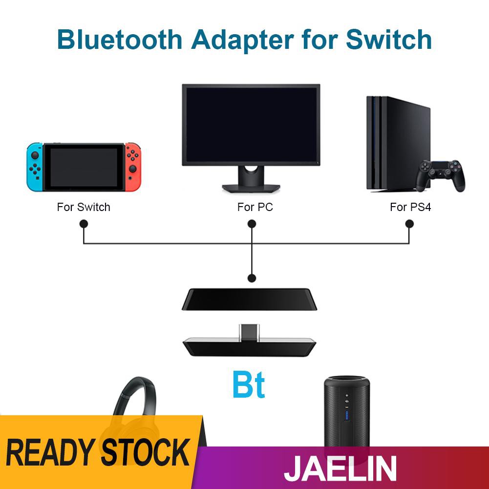 Bộ Chuyển Đổi Âm Thanh Bluetooth Jae Sw02 Usb Type C Cho Nintendo Switch Ps5 Ps4 Pc