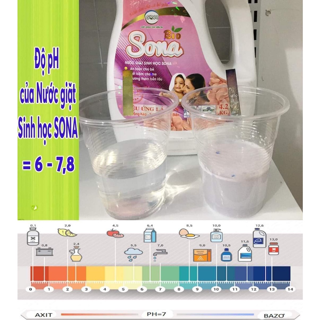 Nước giặt sinh học SONA 4.2kg