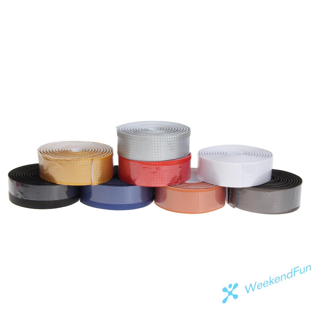 Băng Quấn Sợi Cacbon + 2 Nút Chốt Gắn Ghi Đông Xe Đạp Trang Trí Nhiều Màu Tùy Chọn