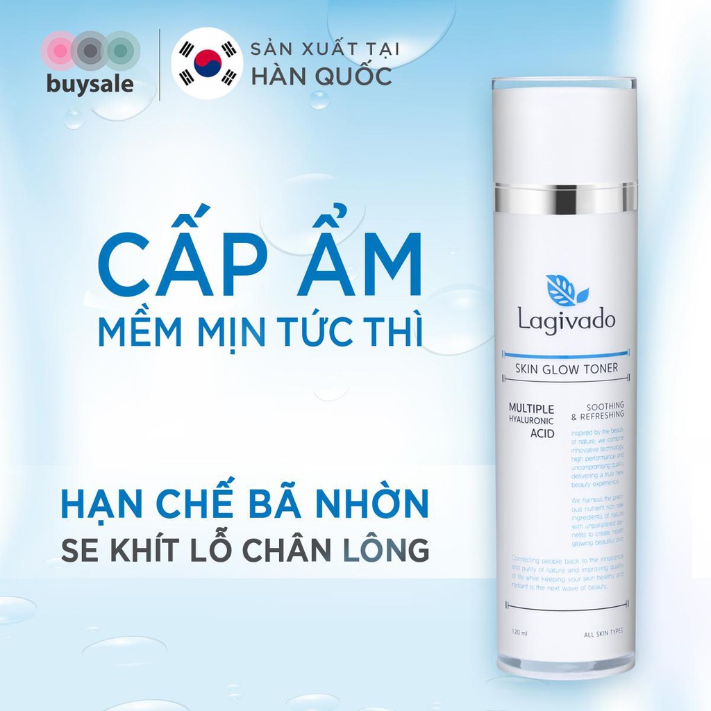 Nước Hoa Hồng dưỡng trắng da giúp cân bằng, se khít lỗ chân lông Skin Glow Toner 120 ml - Buysales