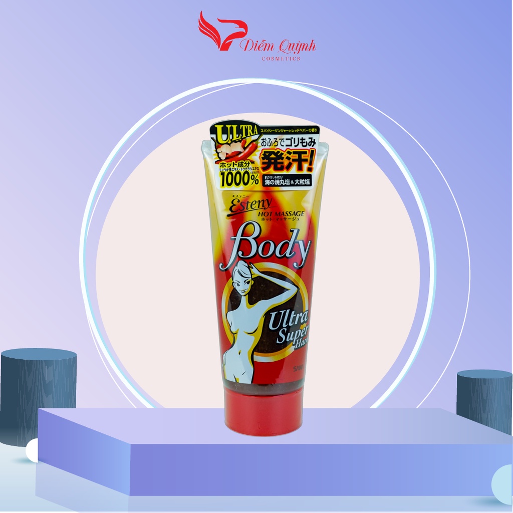 Gel Esteny Hot Body Massage Gel Sana tan mỡ bụng 240g Nhật