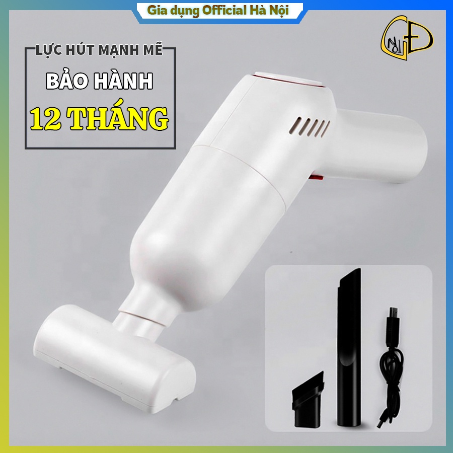 Máy hút bụi cầm tay lực hút cực mạnh (hàng nội địa Trung) Hút bụi ô tô, giường đệm, mọi ngóc ngách |Bảo hành 12 tháng