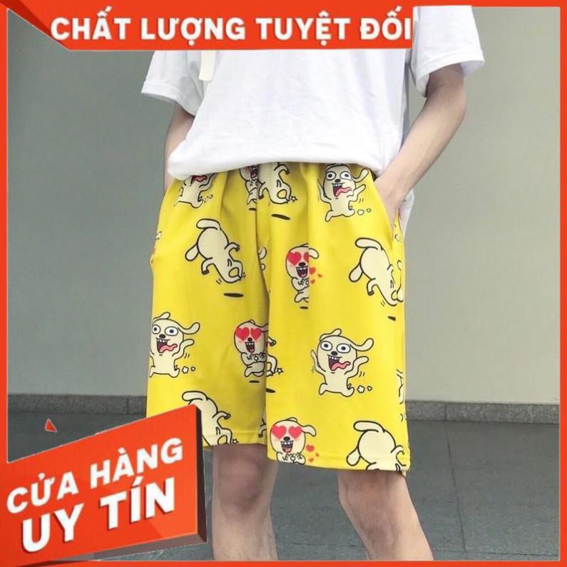 Combo #100k/5Quần Đùi Hoạt Hình Dễ Thương Cute - Quần Short Ống Rộng Cartoon Hot Trend-nguyentienthanhcong