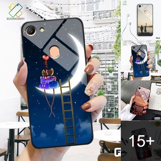 Ốp lưng kính Oppo F7 / F7 Youth in 3D chủ đề tình yêu