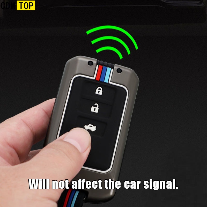 Ốp Bọc Chìa Khóa Bằng Kẽm Cho Toyota Vios 2014-2018 / Vios 2019-2020