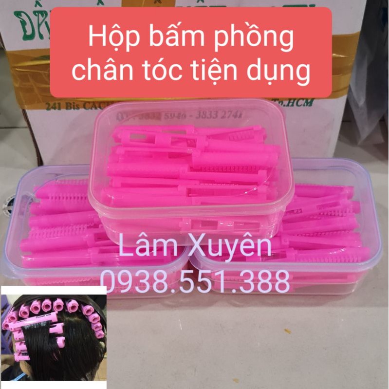 Bấm phồng chân tóc [ Tận Gốc ] Dụng cụ Kẹp tóc trục nhựa cây xương  Freeship  đơn giản tiện dụng dễ làm siêu tiết kiệm