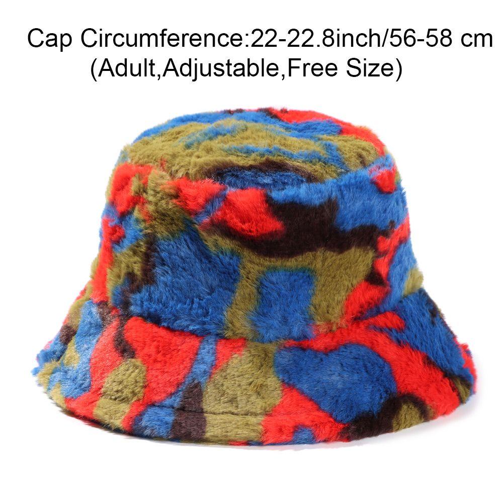 Mũ Bucket Chất Liệu Mềm Mại Thời Trang Mùa Đông Xinh Xắn