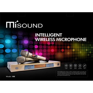 Micro Không Dây Misound M8 - Micro karaoke chuyên nghiệp