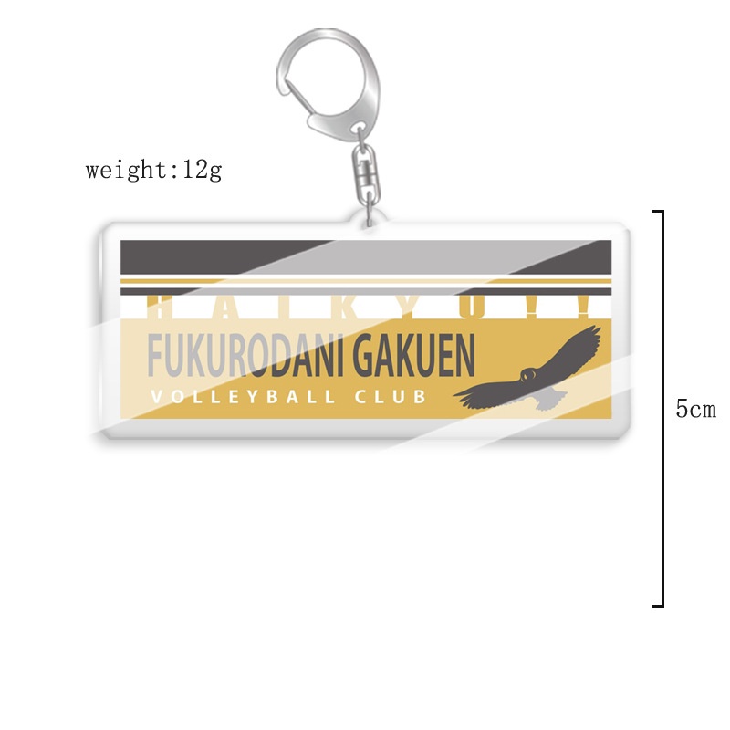 Móc Khóa Acrylic In Hình Nhân Vật Anime Haikyuu