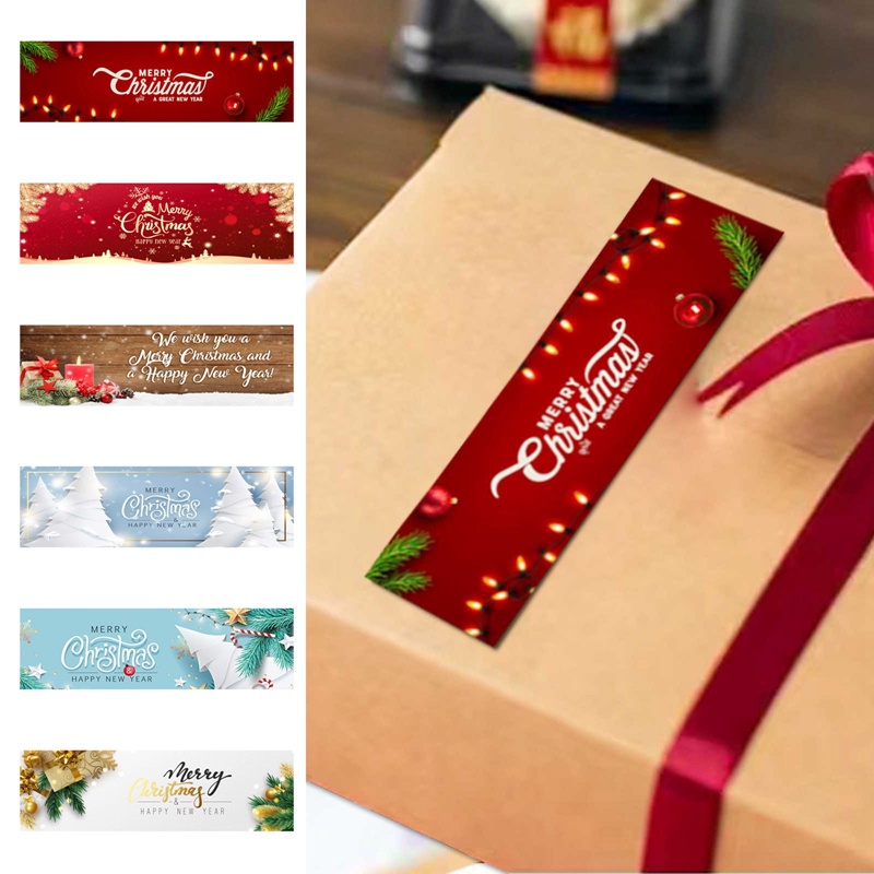 120 Nhãn Dán Trang Trí Quà Giáng Sinh Tự Làm