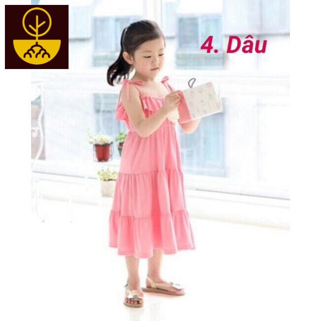 Váy bé gái, kiểu maxi dài duyên dáng cho bé gái từ 8-18kg - Quần áo trẻ em. Mi Mi shop