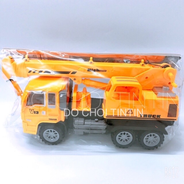 [HÀNG XỊN-LỚN-chạy TRỚN mạnh] Đồ chơi xe cần cẩu loại LỚN dài 30cm