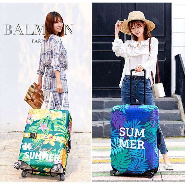 Vỏ Bọc Bảo Vệ Va Li Kéo Chất Liệu Dày Co Giãn Chống Bụi Có Thể Giặt Sạch