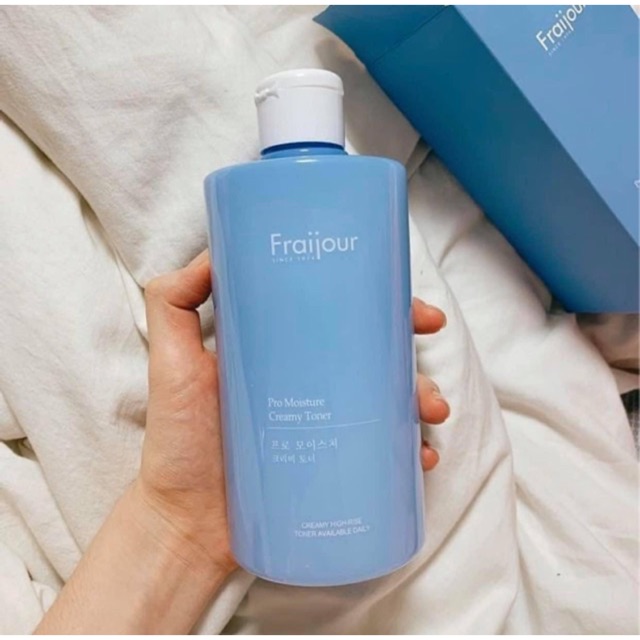 Toner dưỡng ẩm và dưỡng trắng Fraijour Pro Moisture Creamy Toner 500ml