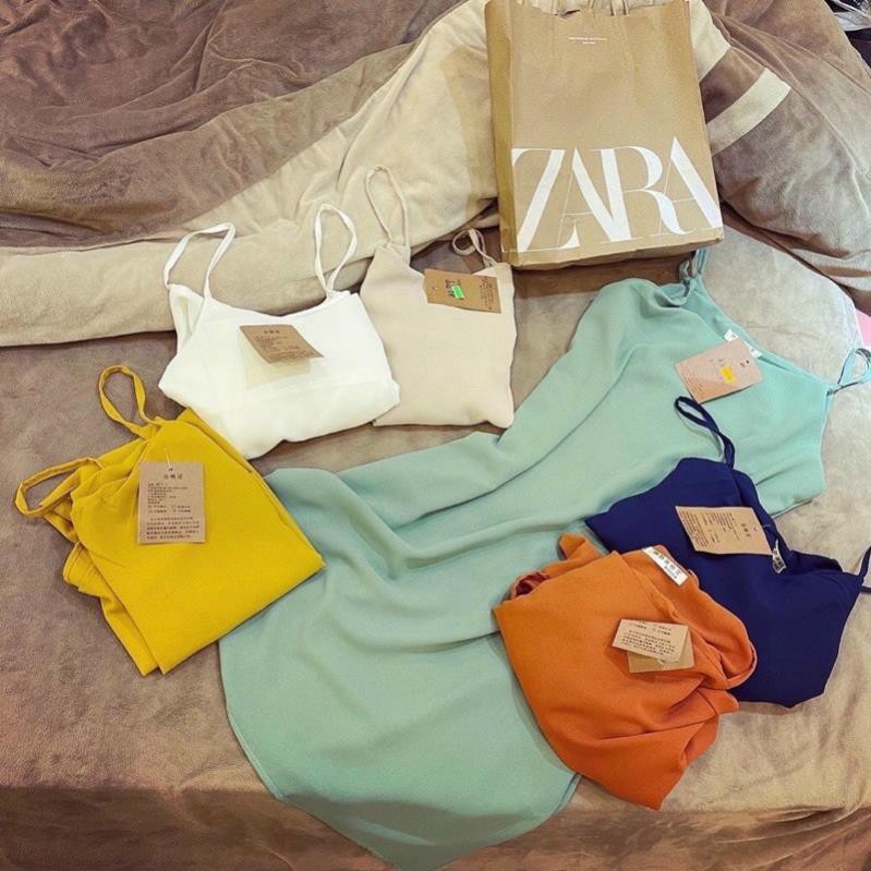 [Mã FAMAYWA2 giảm 10K đơn 50K] [BigSale] Sỉ Đầm cami 2 dây chất đũi lụa 7 mầu