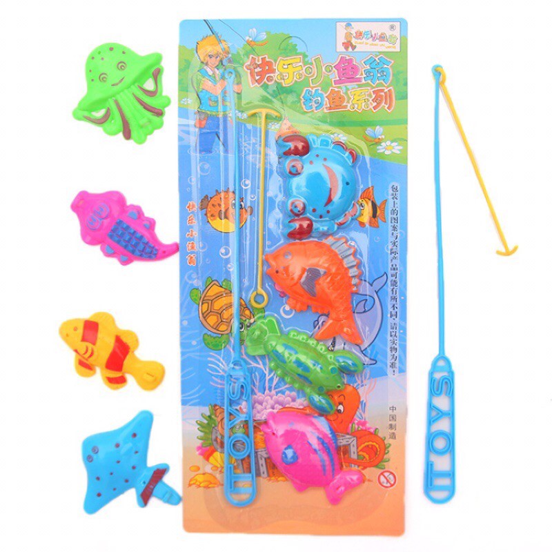 Đồ chơi câu cá nam châm 6 chi tiết cho bé